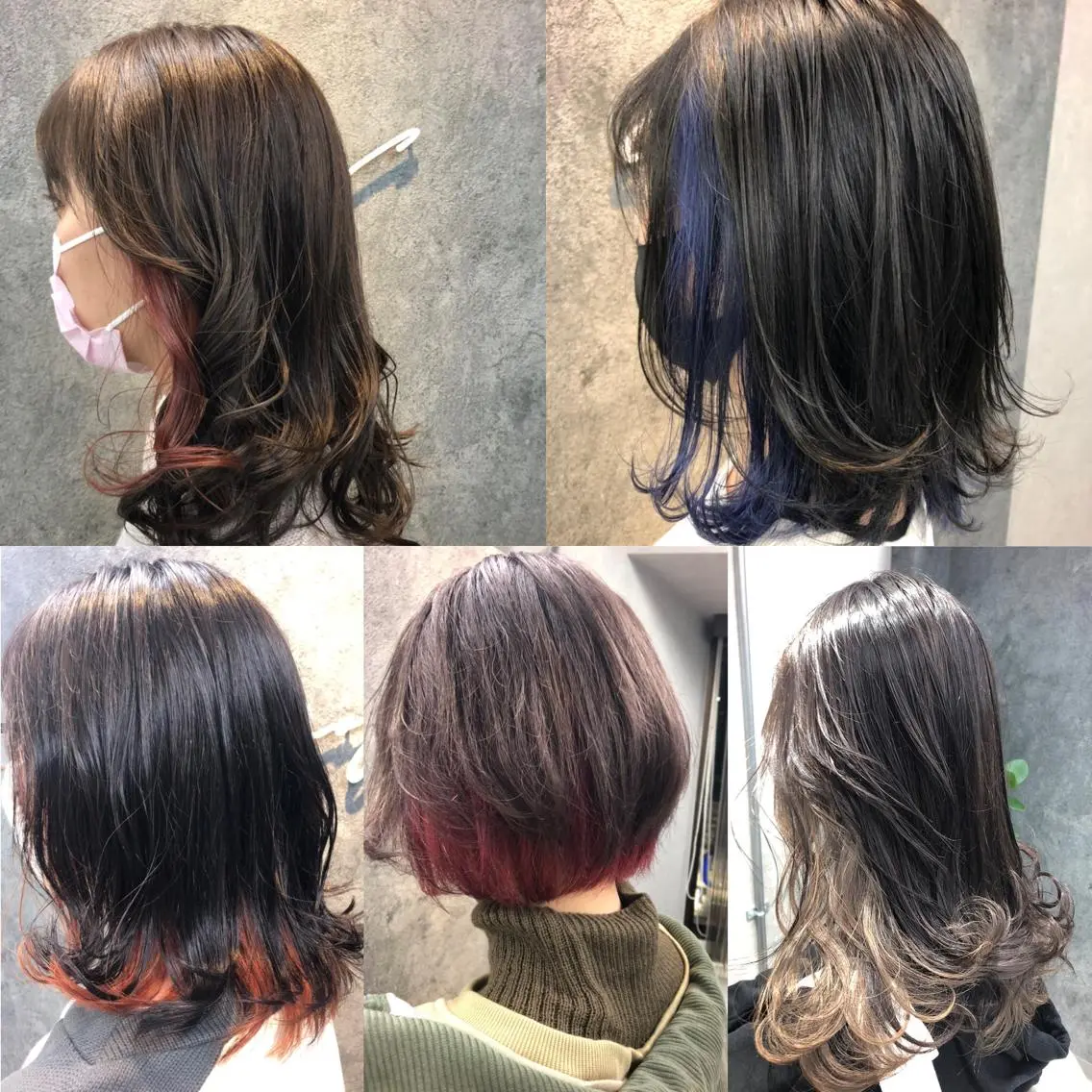 カラー インナーカラー Noyヨシモト ヒロトのヘアスタイル