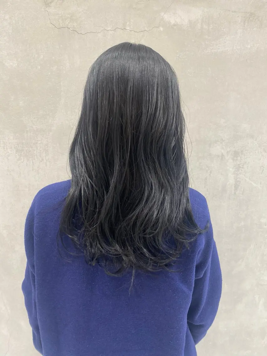ロング カラー 民谷 佳暉のヘアスタイル