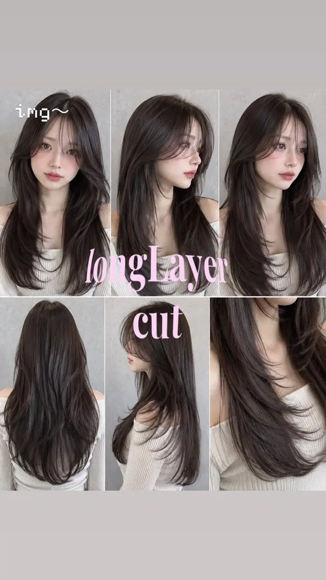 【営業前後限定‼️ロングレイヤーカット🎀💖➕シャントリ付き💇‍♀️】の写真