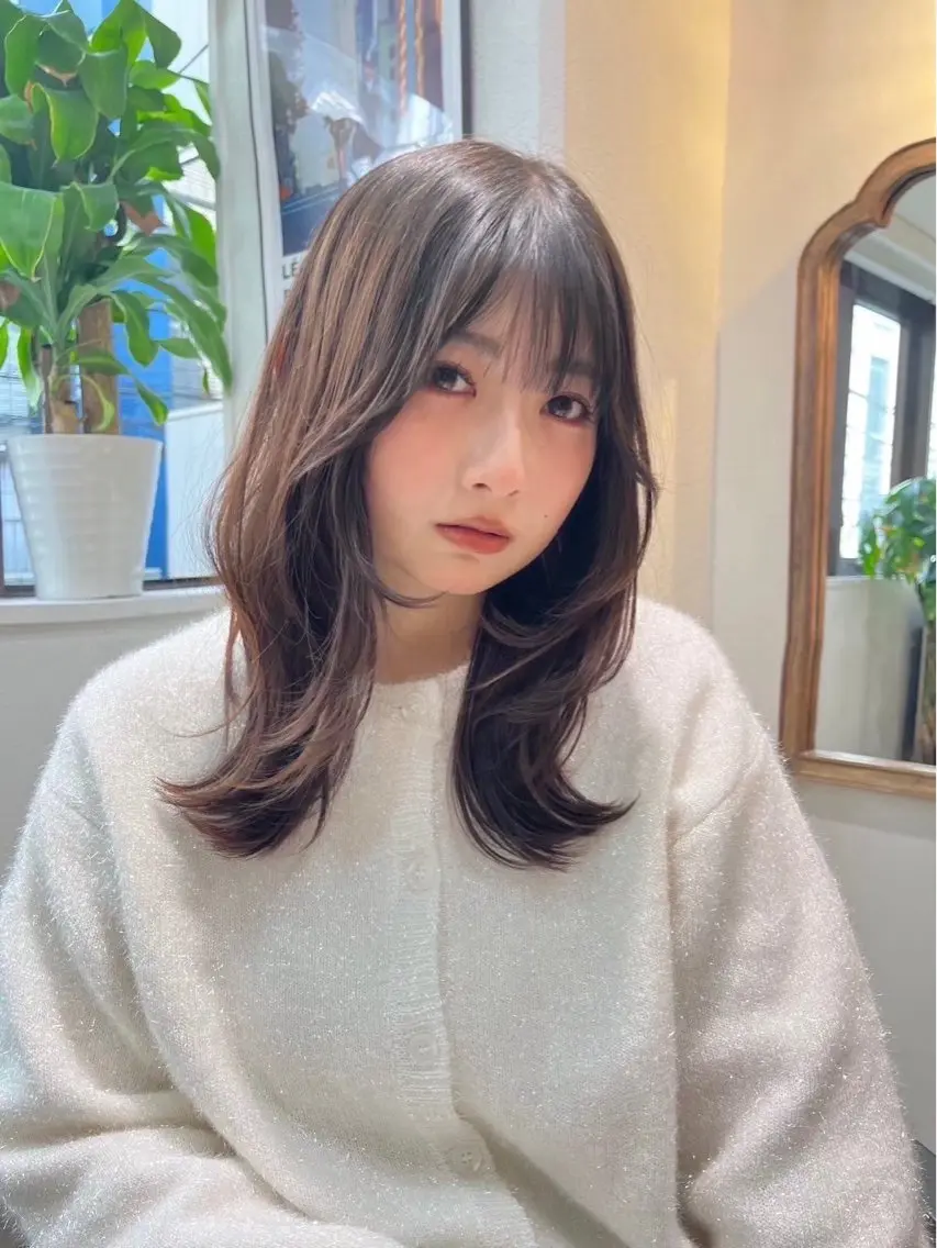 似合わせカット+オーガニックカ艶カラーの写真