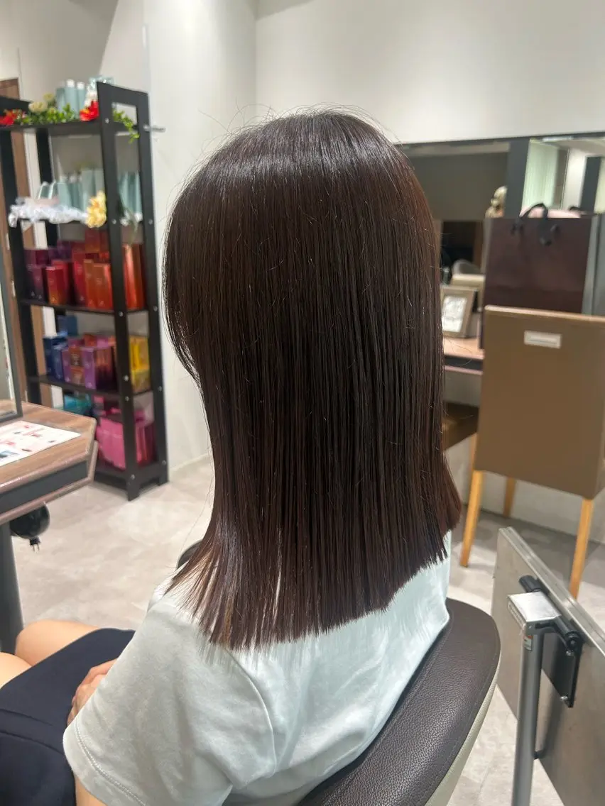 ミディアム カラー ちもも 🩵ྀིのヘアスタイル