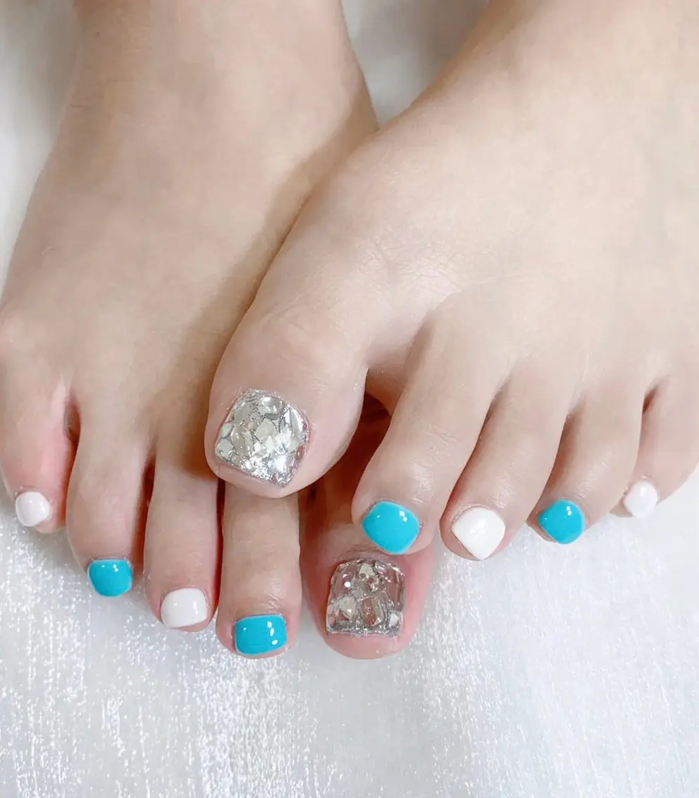 メンズ ネイル フットネイル フットネイル Nail salon 木にいるのネイルデザイン