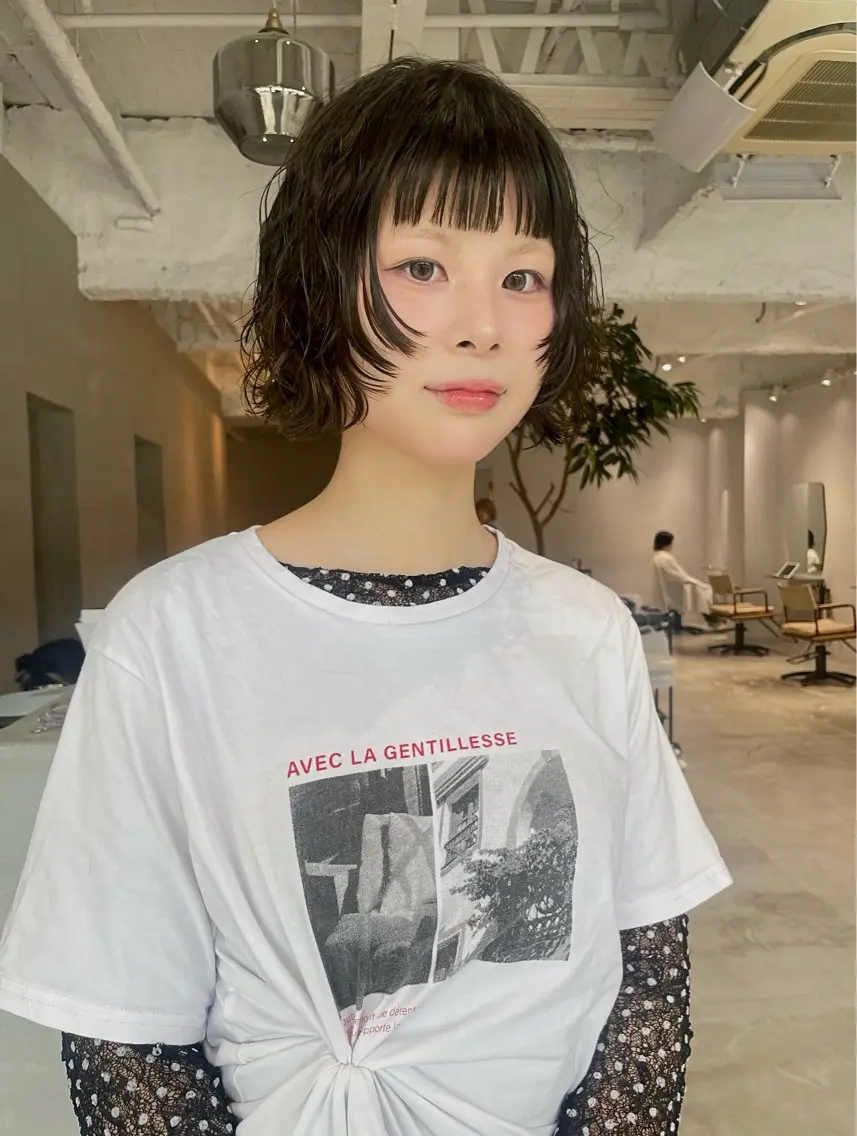 パーマ 中村 玲音のヘアスタイル