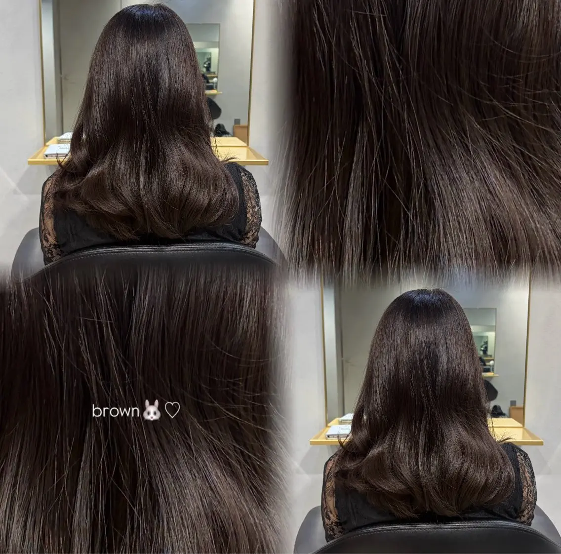 ロング カラー ヘアカラー トリートメント ヘッドスパ ヘアセット nanako/表参道 /透明感カラーのヘアスタイル