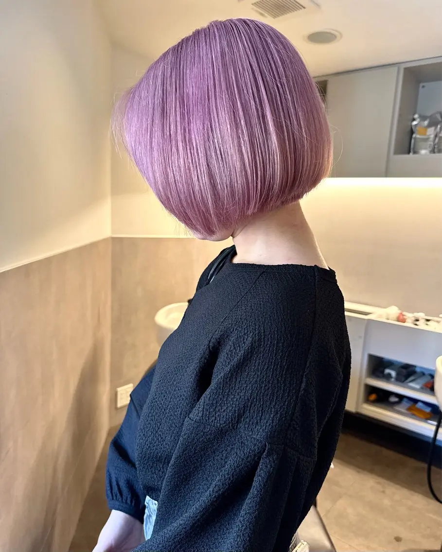 ショート ヘアカラー トリートメント RAIMA ケアハイトーンのヘアスタイル