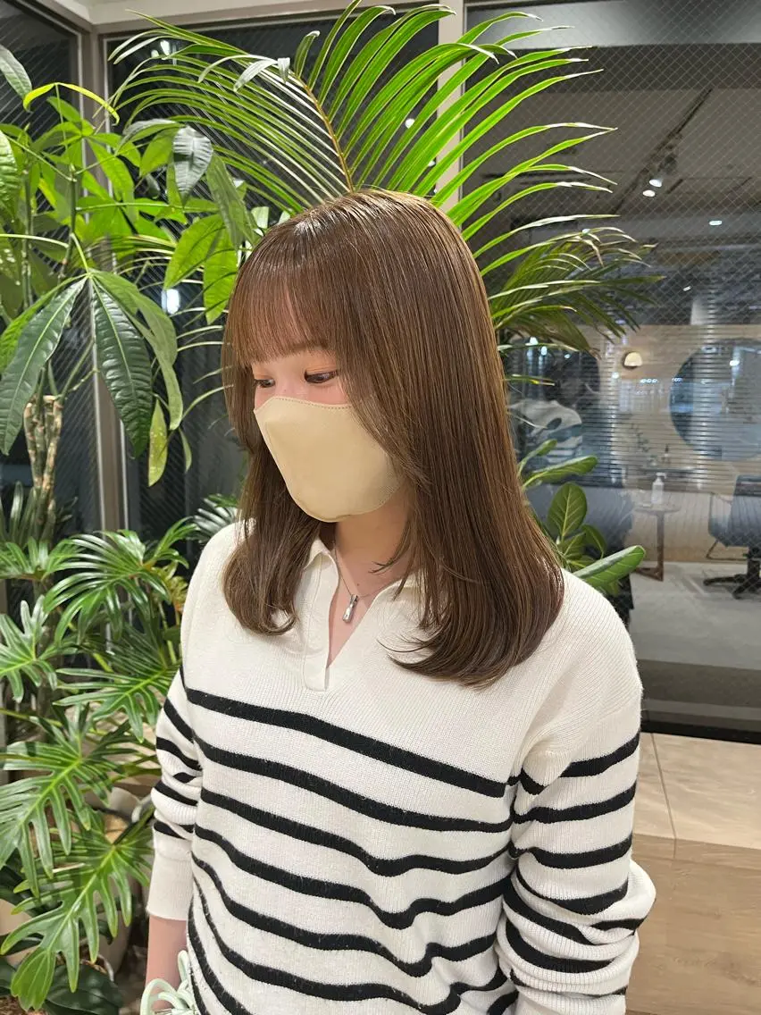 🥝ブリーチ無しダブルカラー+トリートメント🥝の写真