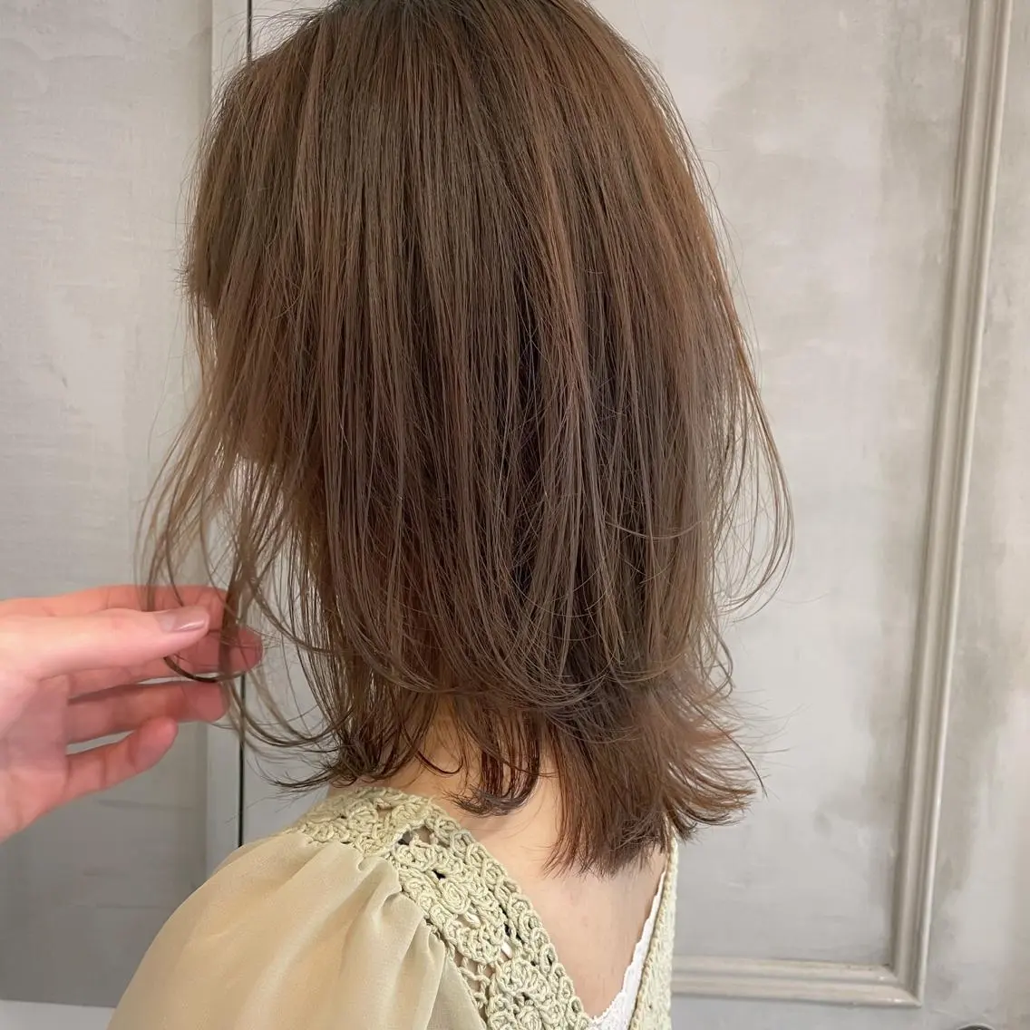 ミディアム ラベンダーベージュ 【赤坂】髪質改善✨ 矢口嵩人のヘアスタイル