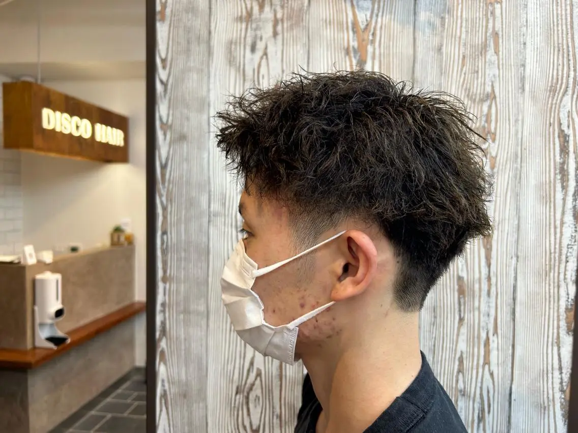パーマ メンズ DISCOHAIR 海老名店池田真聖のヘアスタイル