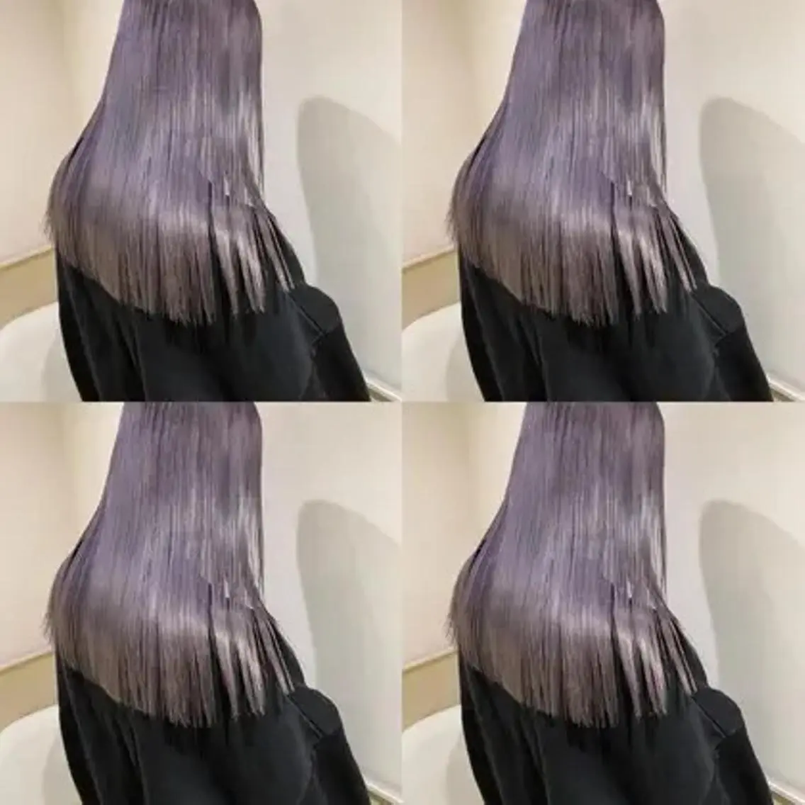 ロング カラー 大石 真理子のヘアスタイル