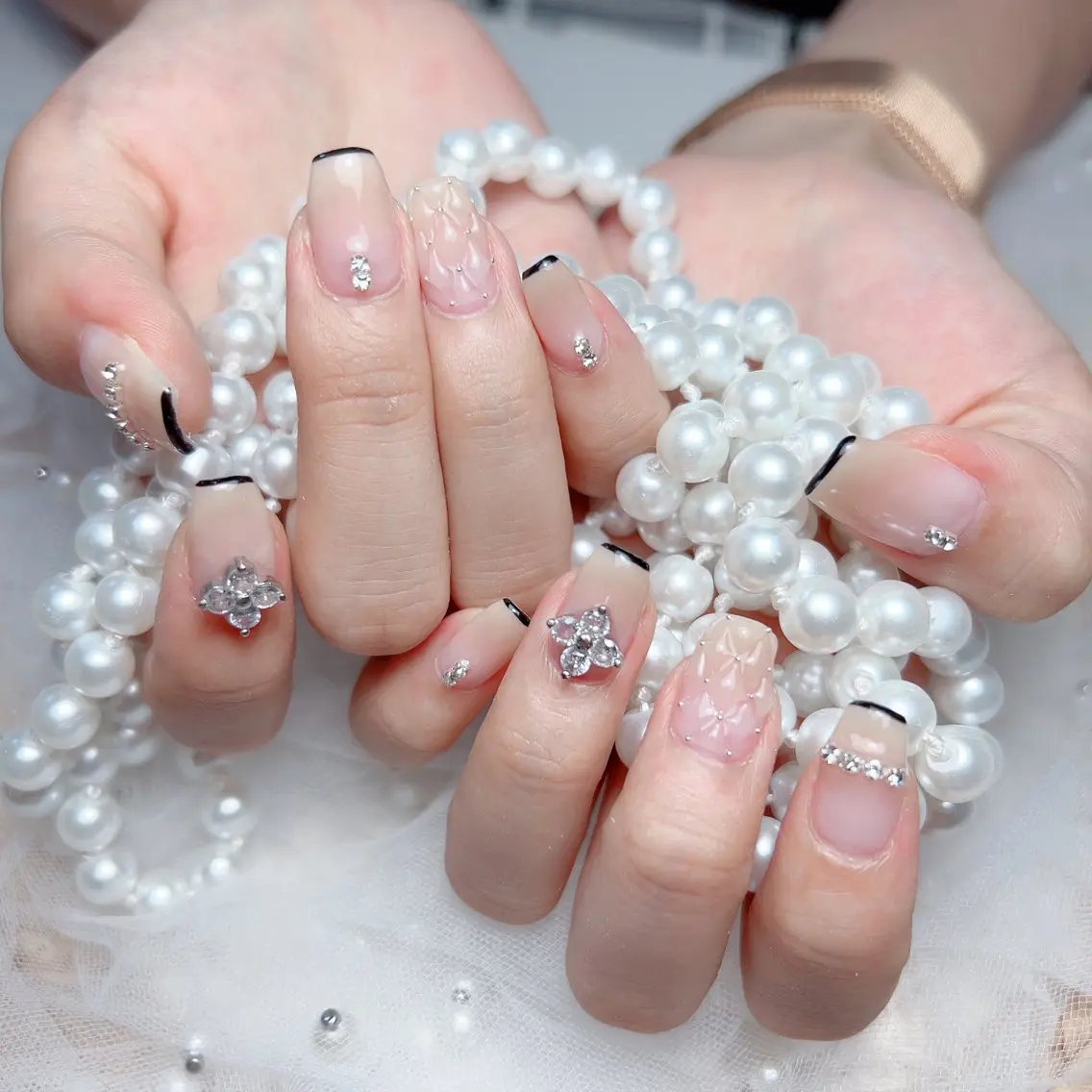 ネイル ハンドネイル M 🌷Nail 長さだし専門店のネイルデザイン
