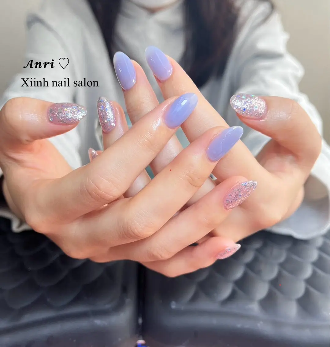 ネイル チークネイル 長さ出し フットネイル ジェルネイル 卒業式 𝓐𝓷𝓻𝓲 XiinhNailのネイルデザイン