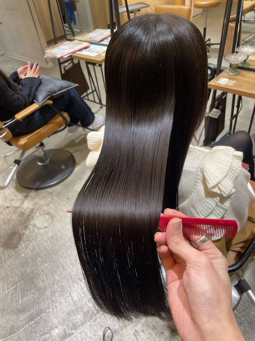 ロング 髪質改善 カット トリートメント ♦️モテ髪創作者 SUGA♦️のヘアスタイル