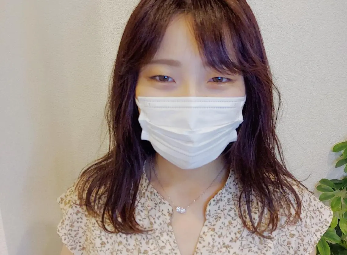ミディアム 韓国風ヘア 大橋 弘一のヘアスタイル