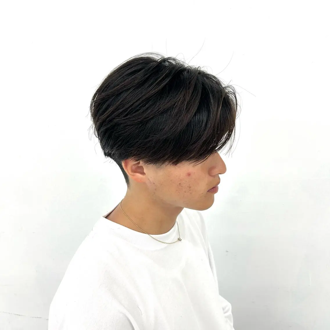 ショート メンズ センターパート カット 【メンズパーマ特化】 🍏網中勇喜のヘアスタイル