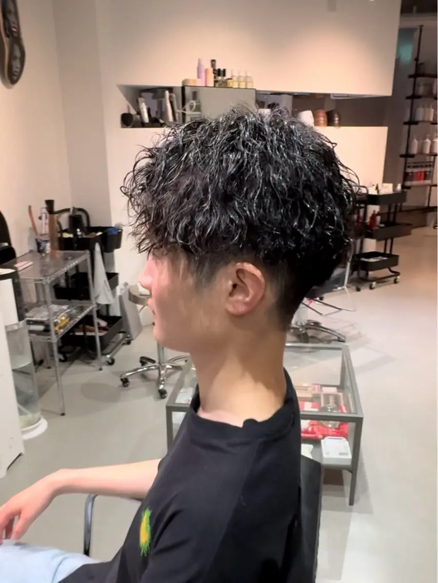 ショート パーマ メンズ Mizuki Yajimaのヘアスタイル