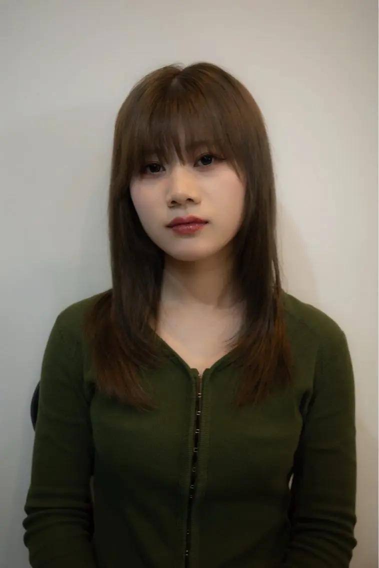 ロング ヘアカラー トリートメント ボブレイヤー募集中 出島　凜平のヘアスタイル