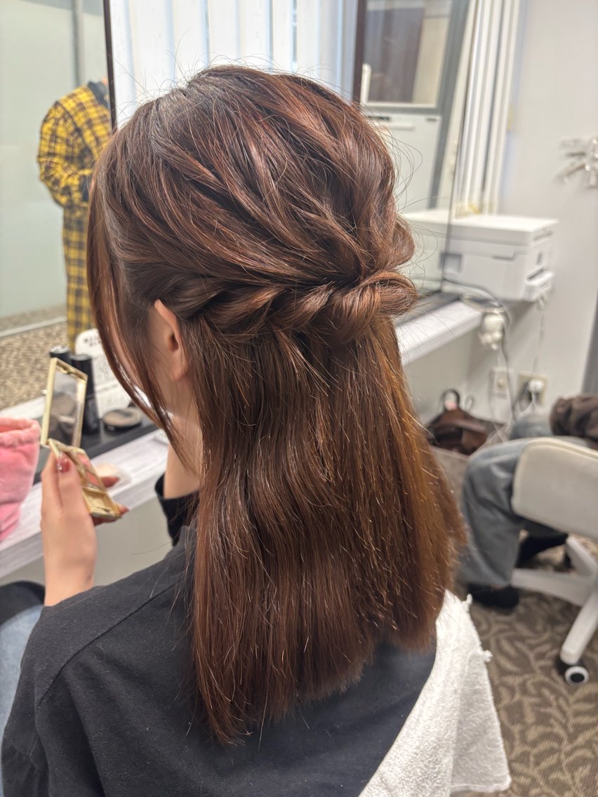 セミロング ★リリベルヘアセット cocoaのヘアスタイル