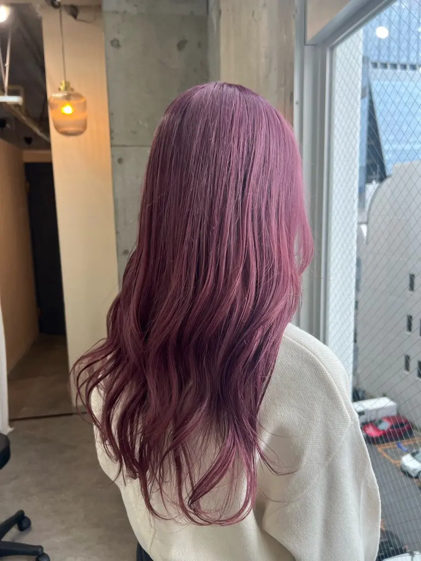 ロング カラー ピンクカラー ヘアカラー Ayaka🩰🎀 ガーリー/暖色♡のヘアスタイル