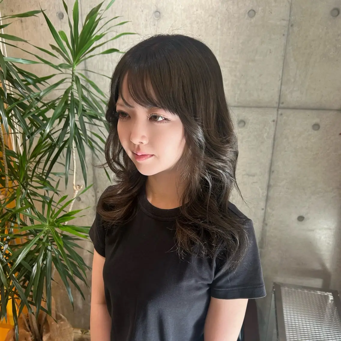 セミロング カラー ヘアカラー iris🌙 miyuのヘアスタイル