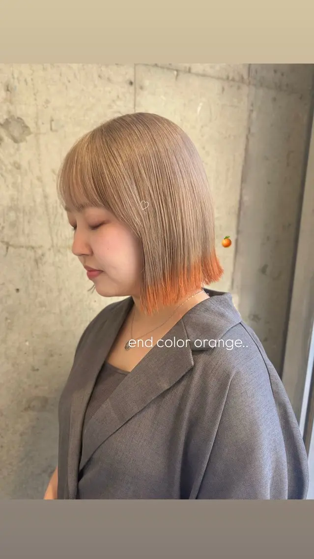 ショート カラー カット ヘアカラー トリートメント 🌝ぷる艶ハイトーン 柔らかヘア🍅まあやのヘアスタイル