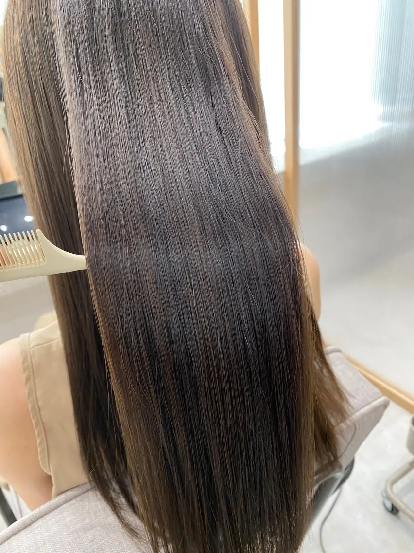 ロング 韓国ヘア🇰🇷竹本 優希のヘアスタイル