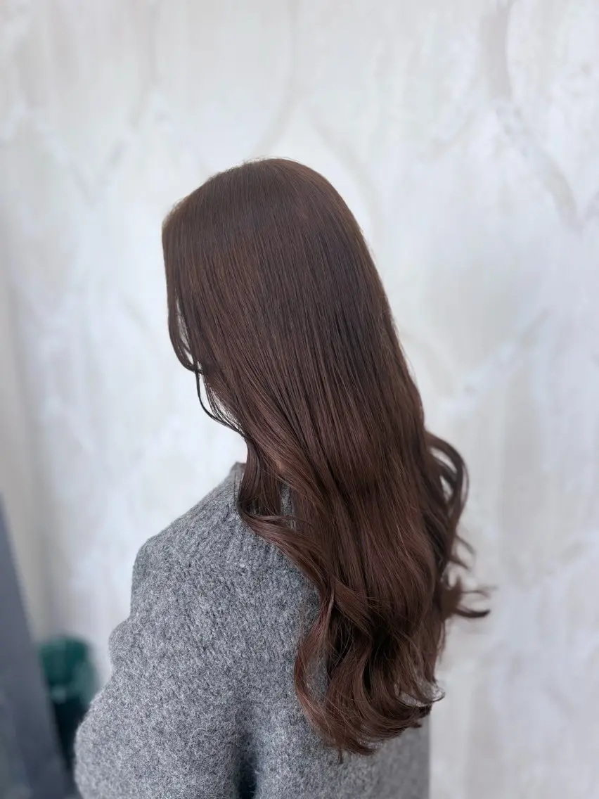 ロング カラー カット ヘアカラー カットモデル✂️ ゆうかのヘアスタイル