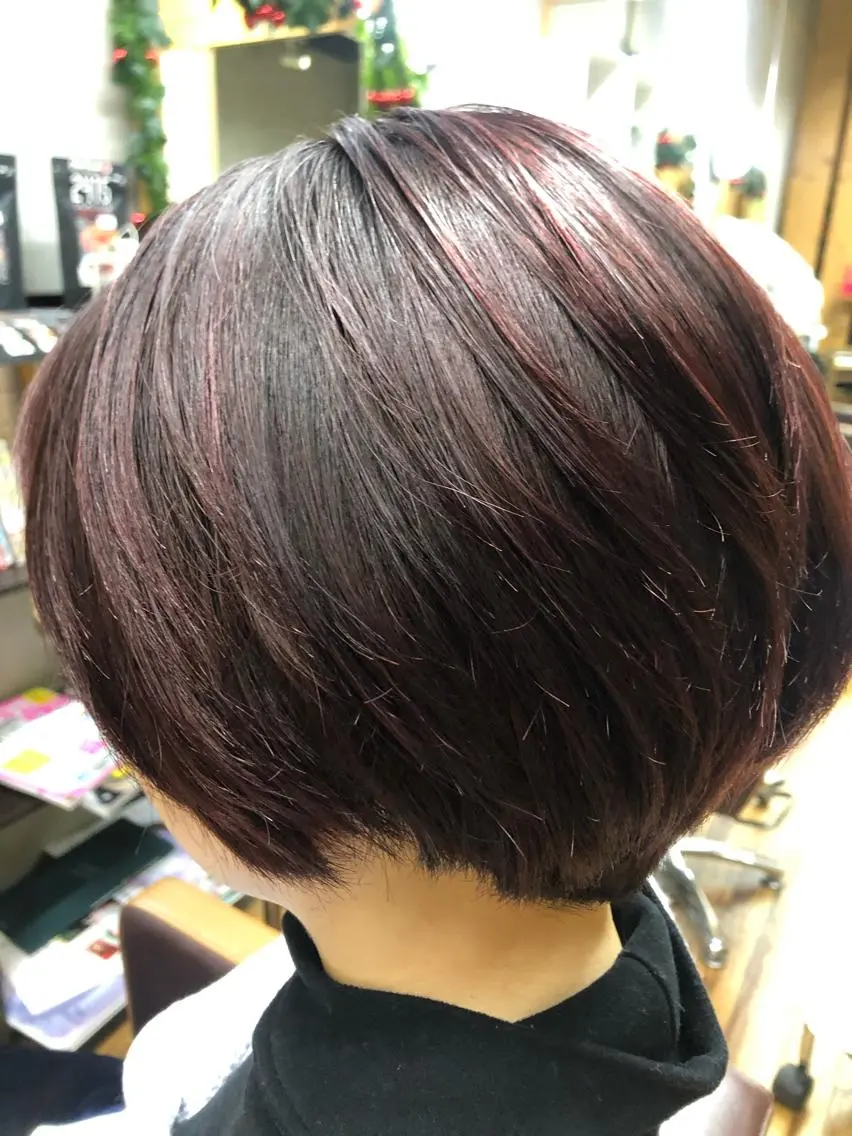 ☘️天然由来成分カラー+カット＋トリートメント☘️の写真
