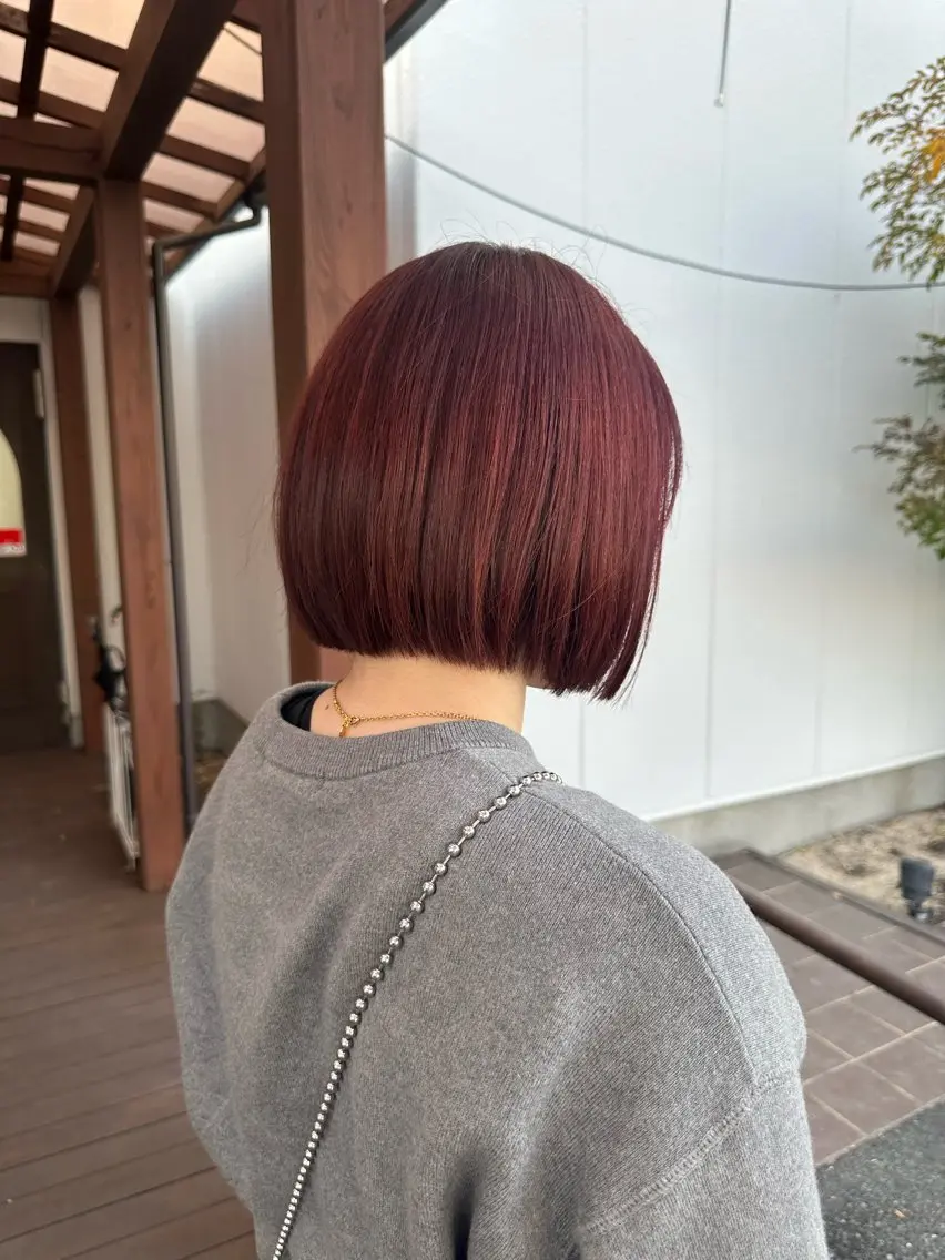ブリーチなしダブルカラーの写真