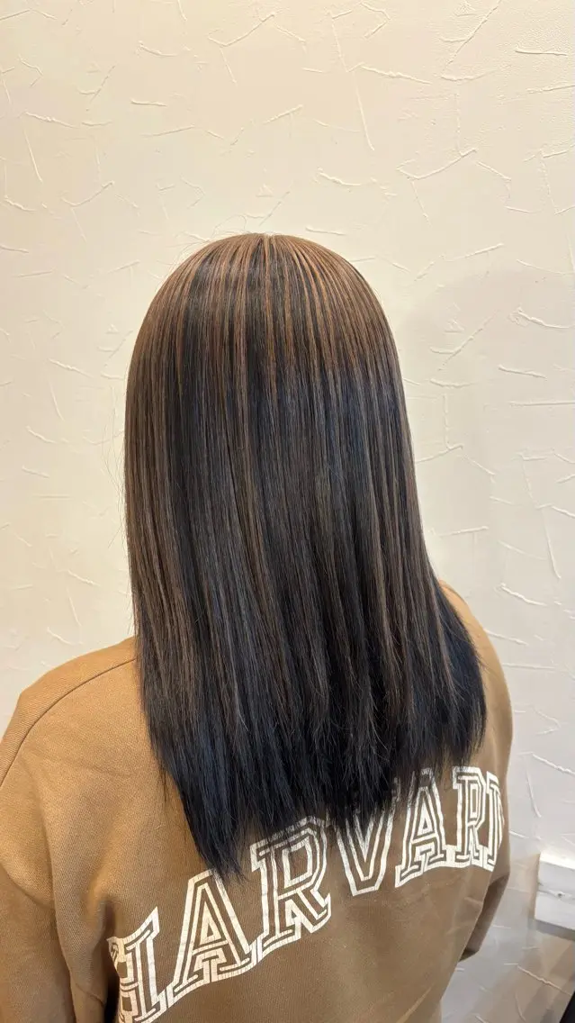 セミロング 小笠原 望愛のヘアスタイル