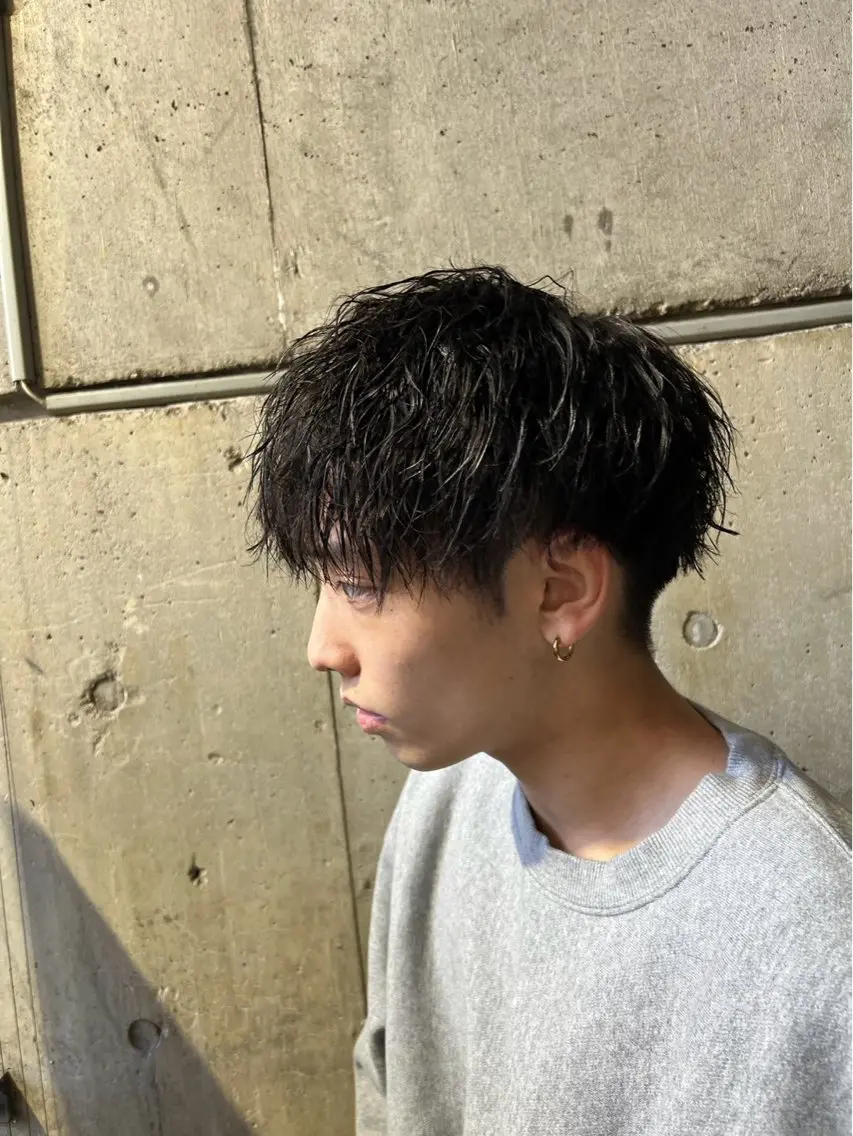 カラー パーマ メンズ 五十嵐 圭音のヘアスタイル