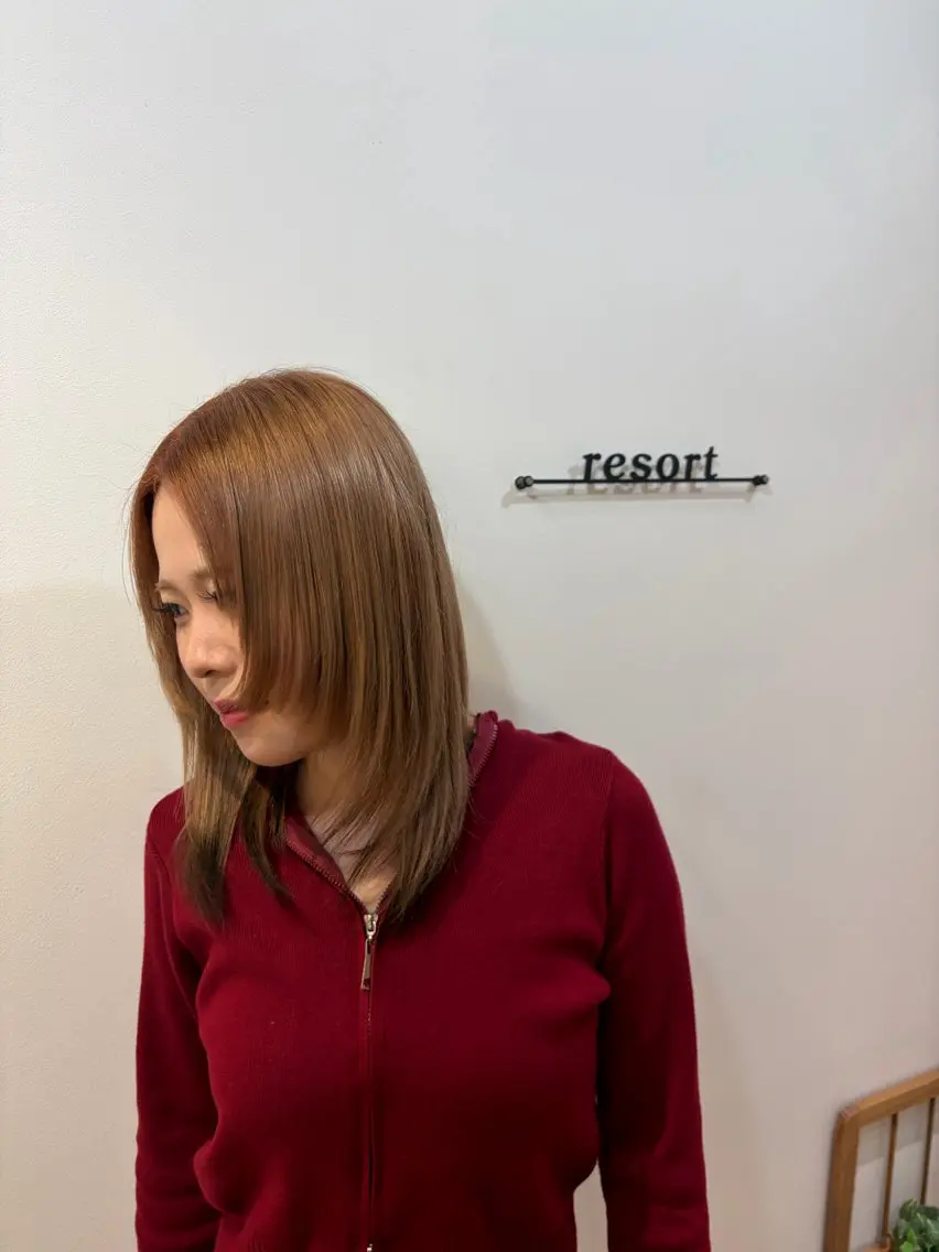 ミディアム 北川 智花のヘアスタイル