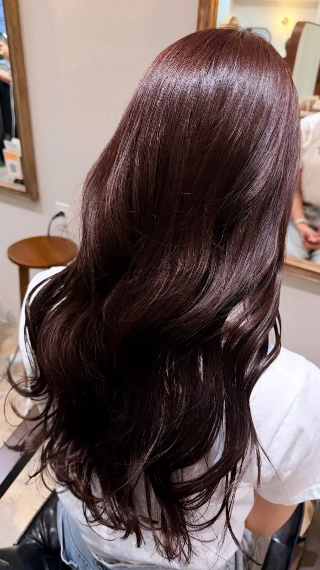 ロング カット ヘアカラー 🎀ブリーチなしカラ ー🎀Mizukiのヘアスタイル