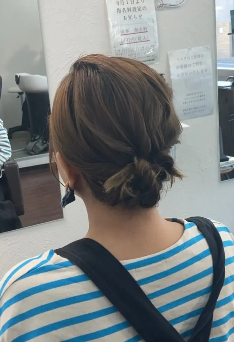 ミディアム 田牧 みゆきのヘアスタイル