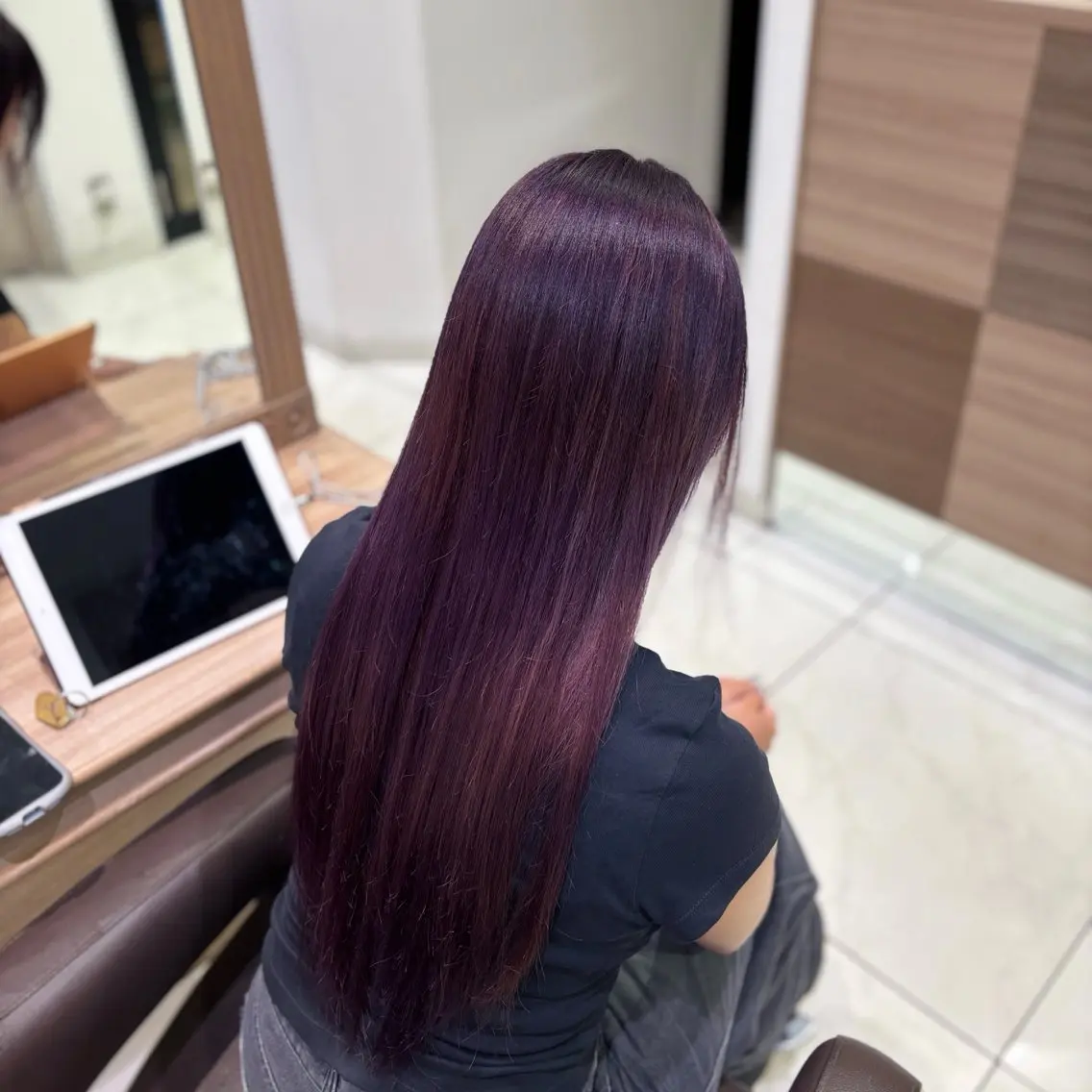 ロング カラー ブリーチ ダブルカラー ラベンダーカラー ブリーチカラー/ダブ ルカラー/みゆ🩰のヘアスタイル