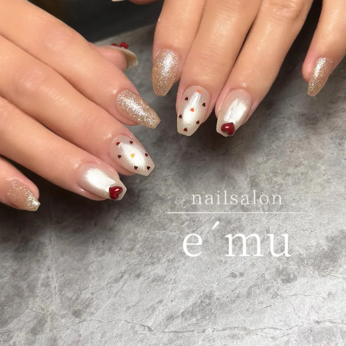 ネイル ハンドネイル nailsalon e´muのネイルデザイン