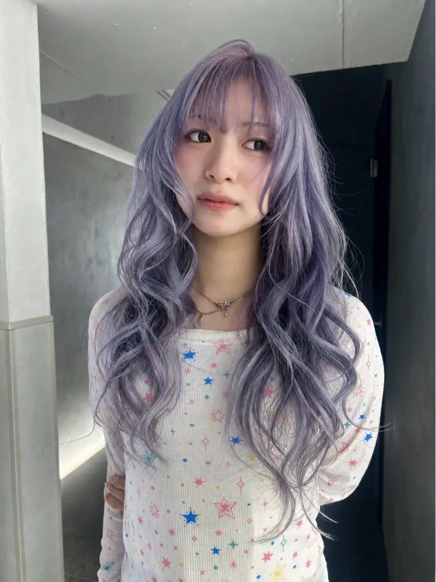 カラー ヘアカラー ️🧬akari🧬 ハイトーン/レイヤーのヘアスタイル