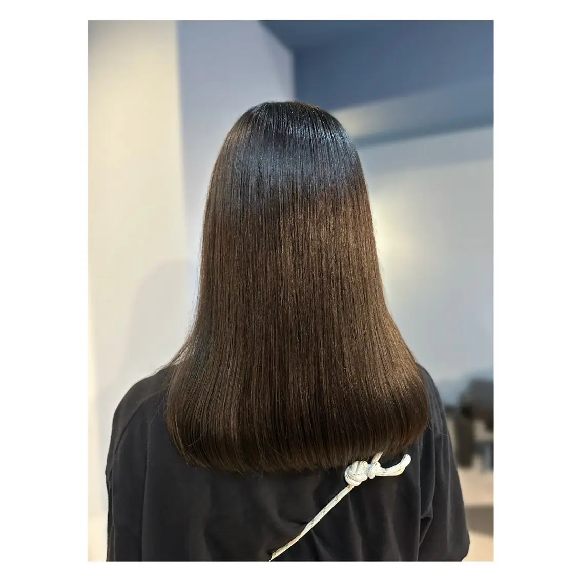 セミロング カラー アディクシーカラー ブラウンカラー カット ヘアカラー トリートメント 中野 誠子のヘアスタイル