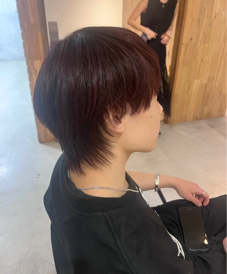 カラー メンズ ヘアカラー 大阪韓国メンズ特化 LUNAのヘアスタイル