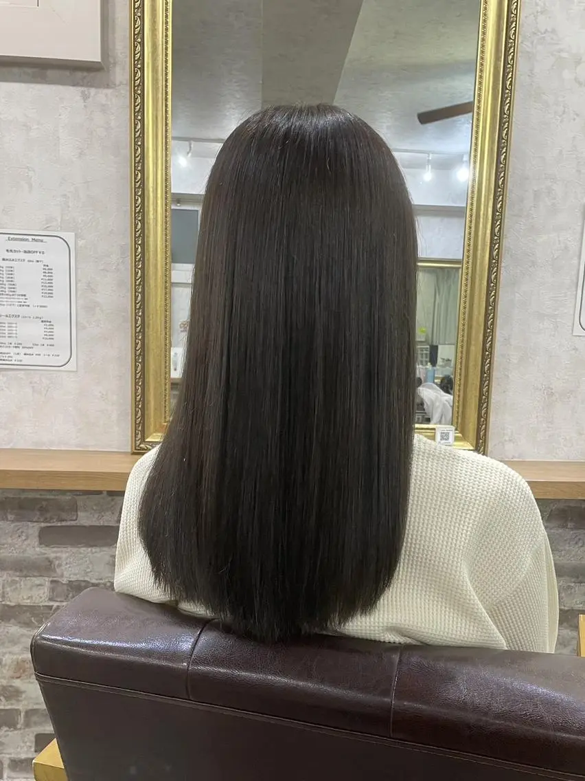 白髪染め全体カラーミディアム 男性・女性OK セルフドライの写真