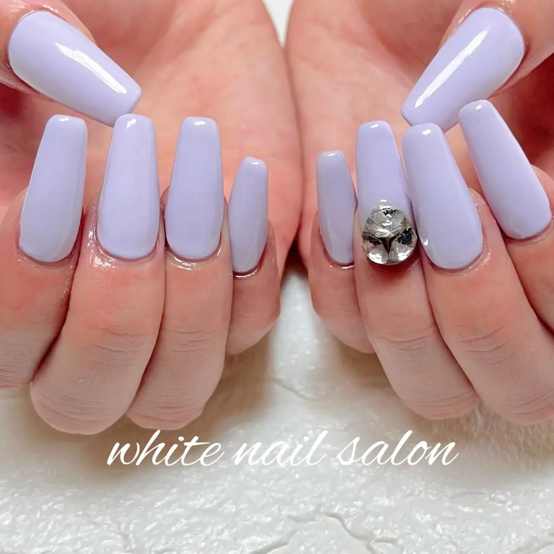 ネイル 長さ出し フットネイル ジェルネイル ハードジェル ラメ(グリッター) ハンドネイル white nail salonのネイルデザイン