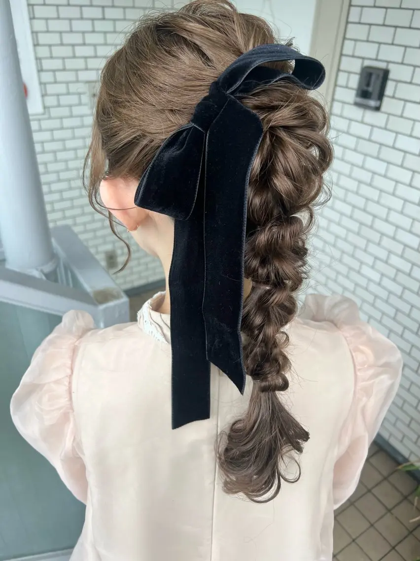 ヘアアレンジ ヘアセット 大人可愛いヘアメイク 💋🧚‍♀️しずかのヘアスタイル