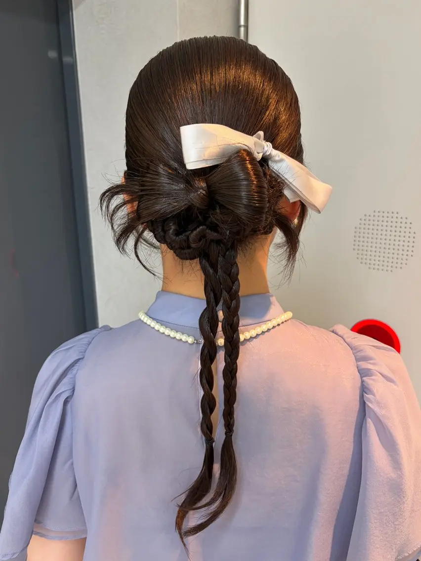 ロング ヘアアレンジ ヘアセット 🎀asumi🍓 モデル様募集中🎀のヘアスタイル