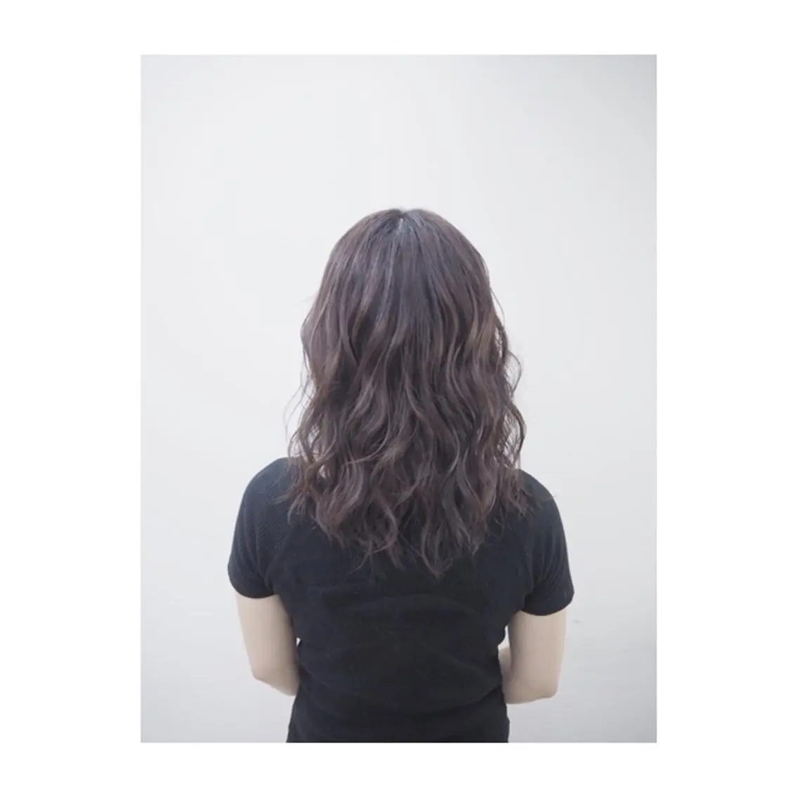 セミロング カラー 永岡 鉄平のヘアスタイル