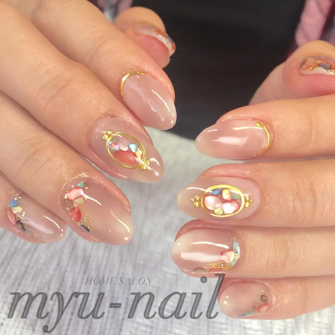 ネイル ハンドネイル ホームサロン myu-nailのネイルデザイン