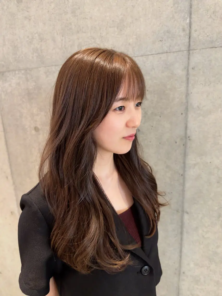 ロング レイヤーカット 蔵元 紀葉のヘアスタイル