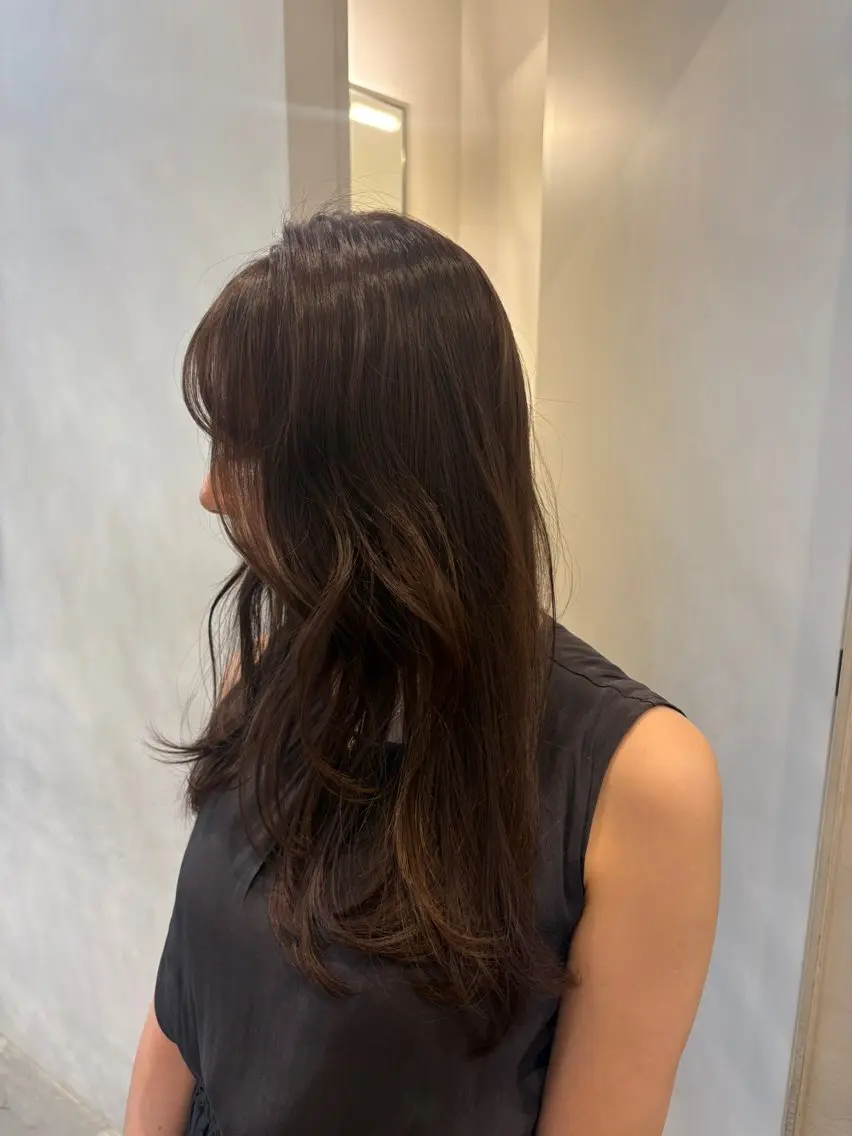 ロング ヘアカラー 可愛いstyling おしえます♡🌸冬桜のヘアスタイル