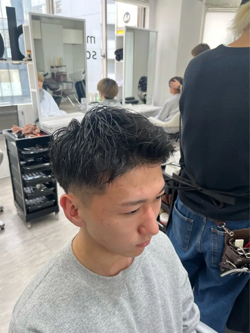 ショート カット トリートメント ヘアセット メンズ専門美容師店長 💈高橋和真💈のヘアスタイル