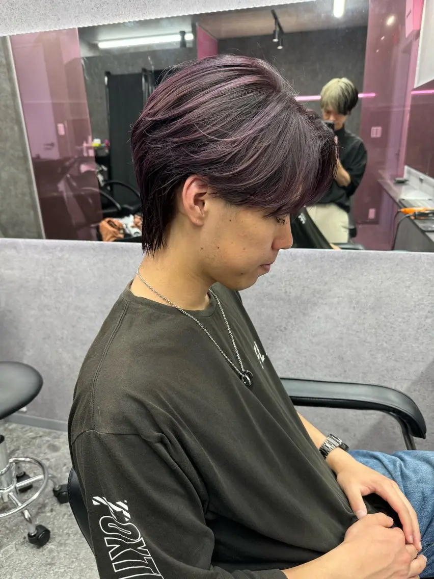 ショート メンズ カット レイヤーカット 縮毛矯正/西尾 幸樹のヘアスタイル