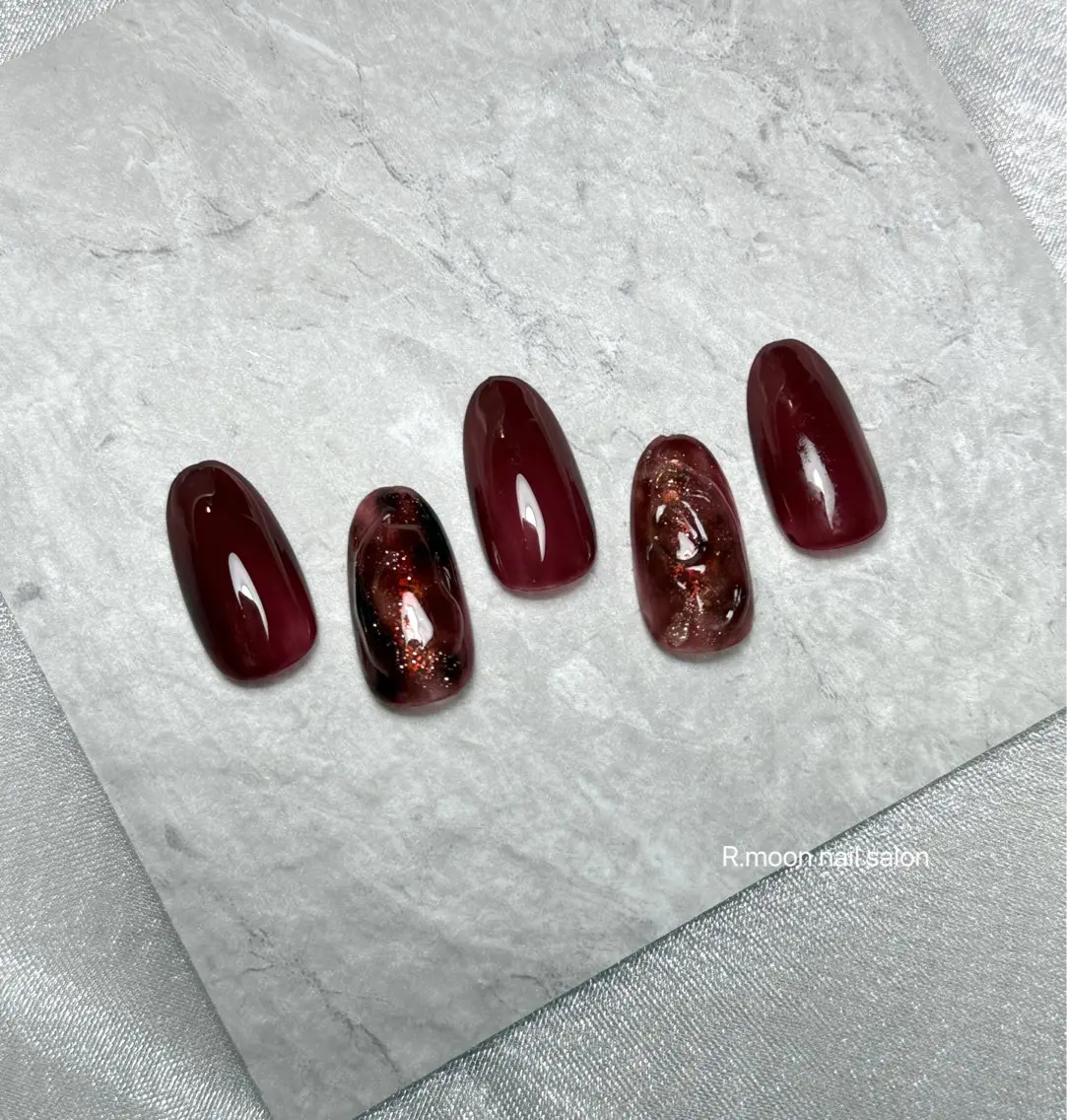 ネイル ニュアンスネイル ハンドネイル R.moon nail salonのネイルデザイン