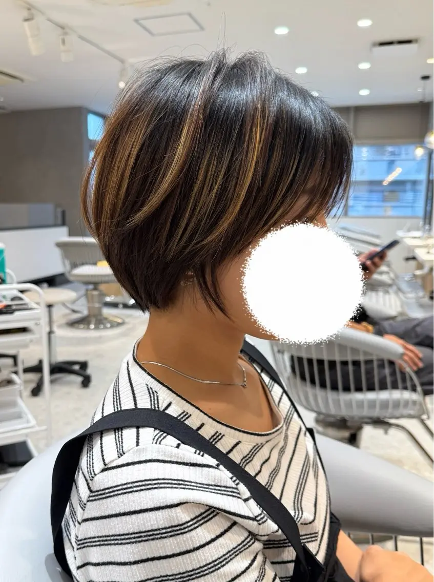 ショート ヘアセット/レイヤー 縮毛矯正/はるか🎀のヘアスタイル